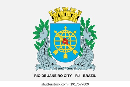 Brasao Rio de Janeiro - Coat of Arms Rio de Janeiro