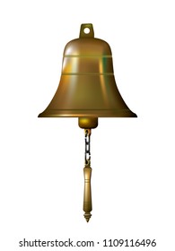 Brass bell Vector