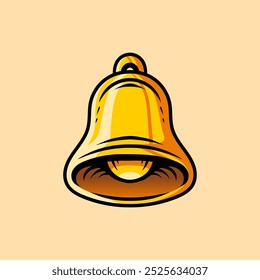 brass bells drawing coloring line art style sketch classic vintage design illustration