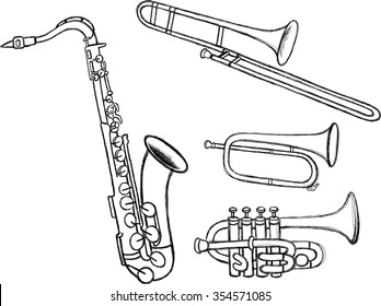 Trombone Dessin Images Stock Photos Vectors Shutterstock