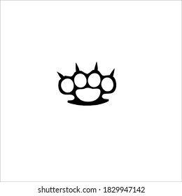 Logo del símbolo de la mangueta de latón. Ilustración vectorial.