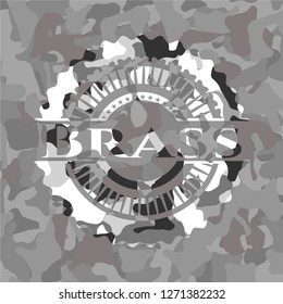Brass on grey camo texture