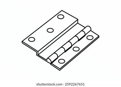 Brass Rope Fittings, Hardware, Brass Door window Hinges, Tower Bolts, Brackets Fittings illustrator vector
