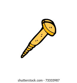 brass screw cartoon