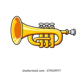 Brass trumpet.