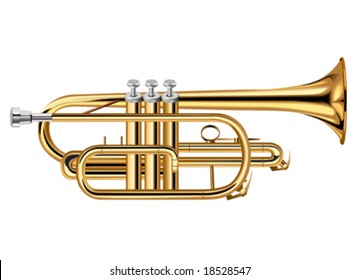 A Brass Trumpet or Coronet