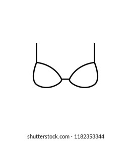brassiere icon. Element of clothes icon for mobile concept and web apps. Thin line brassiere icon can be used for web and mobile