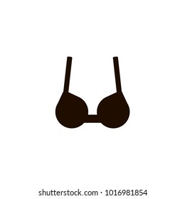 brassiere icon. flat design
