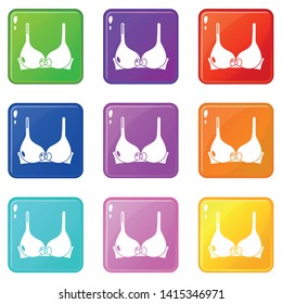 Brassiere icon. Simple illustration of brassiere vector icon for web