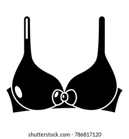 Brassiere icon. Simple illustration of brassiere vector icon for web