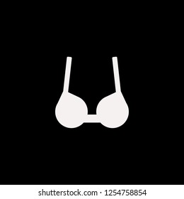 brassiere vector icon. flat brassiere design. brassiere illustration for graphic 