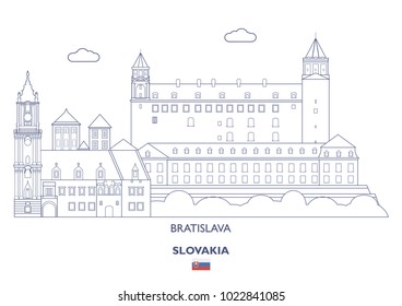 Bratislava Linear City Skyline, Slovakia