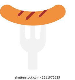 Bratwurst icon for web, app, infographic, etc