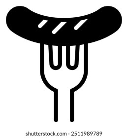 Bratwurst icon for web, app, infographic, etc