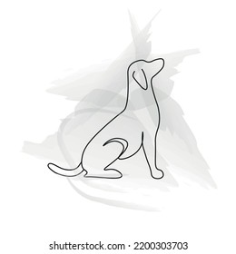 A brave dog, a real guard