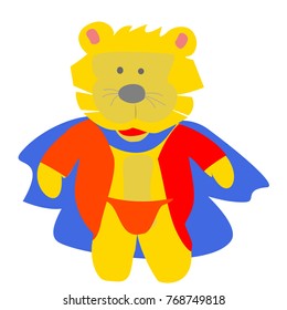 Brave Lion vector illustration