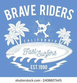 brave sailor fast surfer design