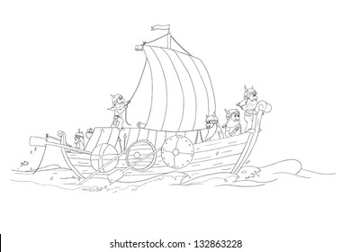 brave vikings-  uncolored