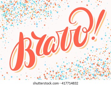 Bravo! Congratulations card.