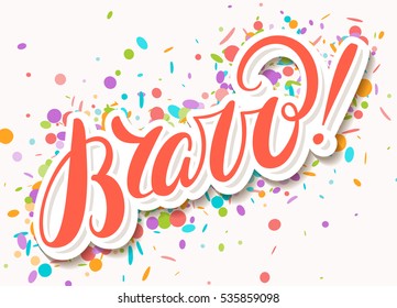 Bravo! Congratulations card.