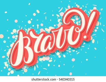 Bravo! Congratulations card.