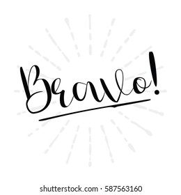 bravo lettering overlay set. Calligraphy photo graphic design element. Sweet cute inspiration typography. 