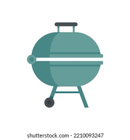 Brazier bbq icon. Flat illustration of Brazier bbq vector icon isolated on white background
