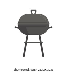 Brazier charcoal icon. Flat illustration of Brazier charcoal vector icon isolated on white background