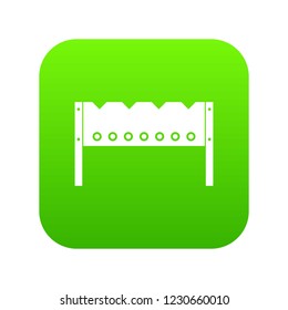 Brazier icon digital green for any design isolated on white vector illustration