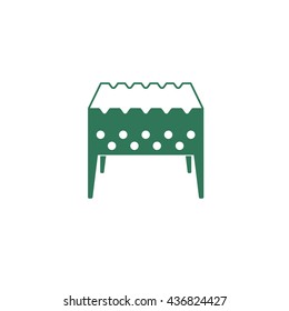 Brazier icon. Vector illustration

