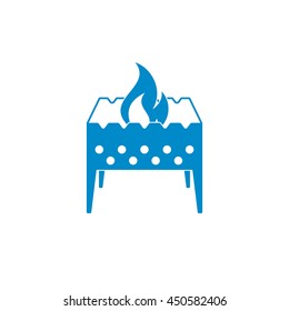 Brazier icon. Vector illustration