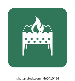 Brazier icon. Vector illustration
