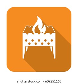 Brazier icon. Vector illustration