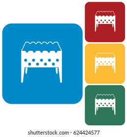 Brazier icon. Vector illustration


