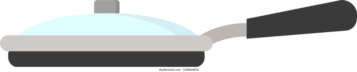 Brazier, illustration, vector on white background.