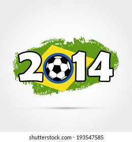 Brazil 2014 vector illustration