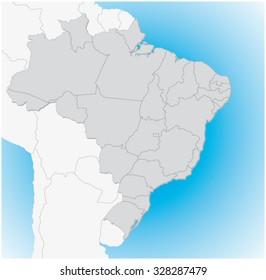 brazil 3D map
