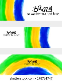 Brazil Abstract Banners esay all editable or remove
