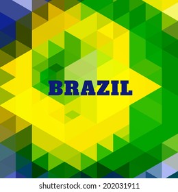 brazil abstract vector design