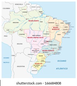 brazil administrative map