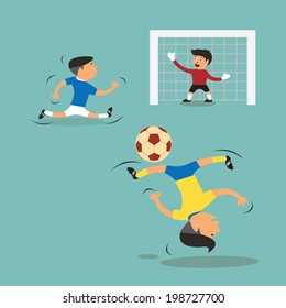 Brazil Argentina soccer players encounter