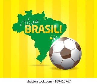 Brazil background.