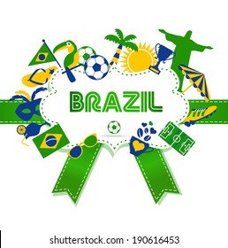 Brazil background.