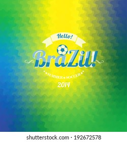 Brazil background.