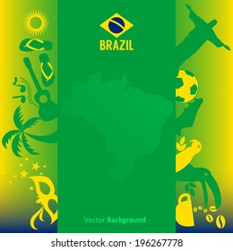 Brazil background.