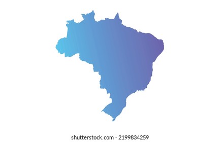 brazil background with color gradient, perfect for office, banner, landing page, background, brochure, wallpaper and more