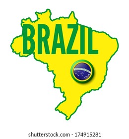 Brazil. Background for your presentations. Vector illustration