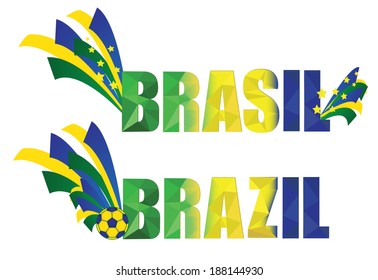 Brazil banner vector