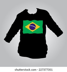 brazil Black t-shirt