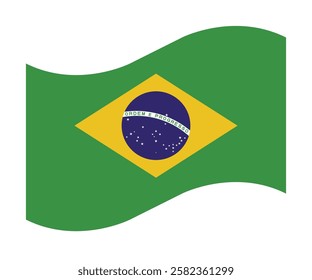 Brazil Brazilian Brasília
Circular Waving Circle Flag Icon Symbol Nation Country World